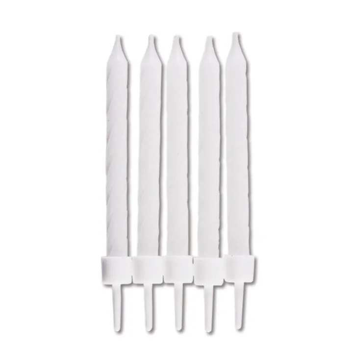 Candele bianche, 10 pezzi