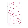 Sacchetti trasparenti piccoli con cuori, 10 pezzi