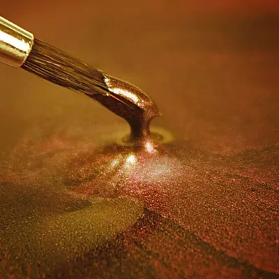 Flüssigfarbe Metallic Gold, 24 g