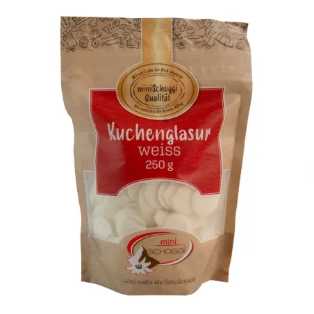 Glaçage au chocolat blanc, 250 g pour des gâteaux brillants et nobles