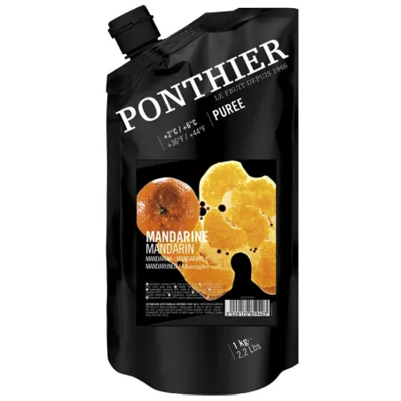 Purea di frutta mandarino, 1 kg, dessert deliziosamente fruttati