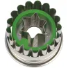 Emporte-pièce Linzer avec éjecteur d'étoile, 4.8 cm
