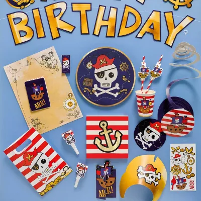 Tovaglioli pirata, 16 pezzi