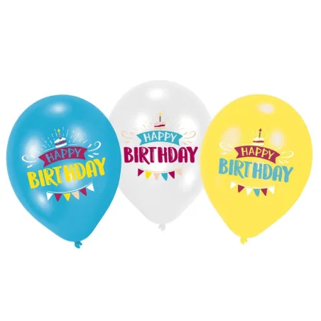 Ballon My Birthday Party, 6 Stück