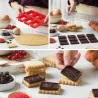 Butter cookie cutter and chocolate mold made of plastic and polycarbonate