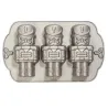 Casse-noix moule à pâtisserie en aluminium avec 3 motifs