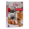 Aluminum nutcracker baking tin with 3 motifs