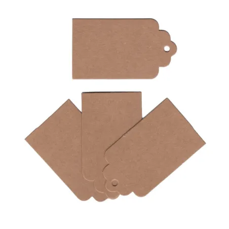 Cartellini in cartone 7x4cm, 24 pezzi