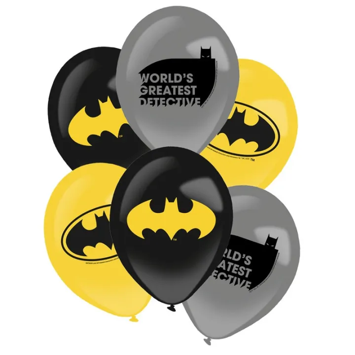 Batman balloon, 6 pieces