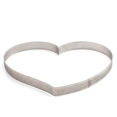 Perforierter Tortenring Herz, 24 x 22 x 3.5 cm