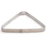 Perforated triangular cake ring, 22 x 19.5 x 3.5 cm