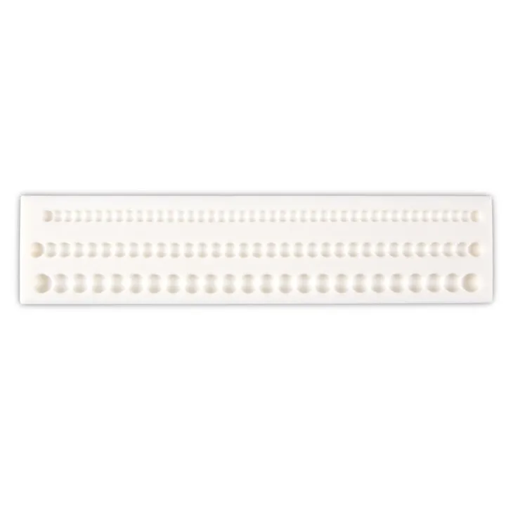 Gaufrage silicone collier de perles