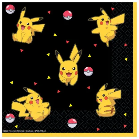 Tovaglioli Pokemon, 16 pezzi