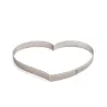 Perforated Heart Cake Ring, 18 x 16 x 3.5 cm