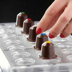 Stampo per cioccolato Capsula di caffè 21 cioccolatini