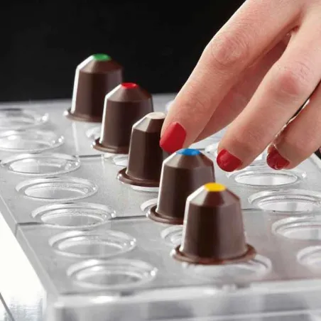 Stampo per cioccolato Capsula di caffè 21 cioccolatini