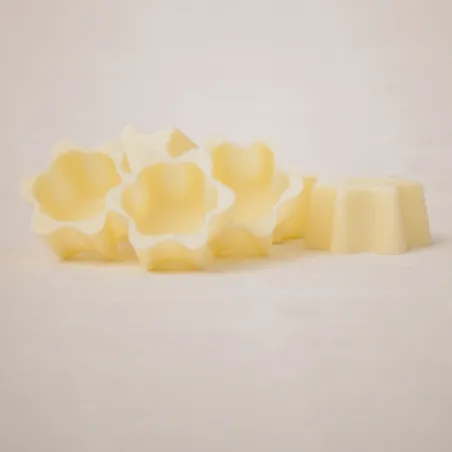 28 gusci per praline Stella, Bianco per praline fatte in casa