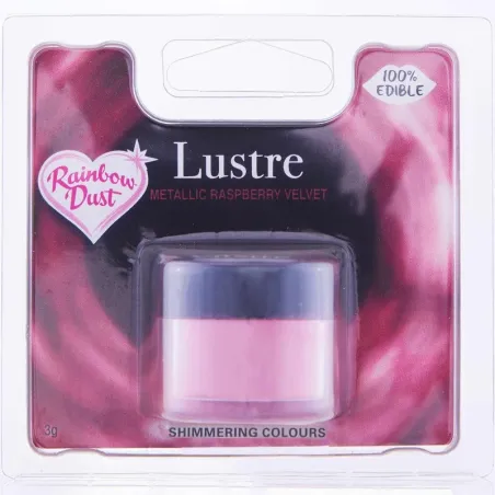 Colore in polvere Metallic Raspberry, 3 g