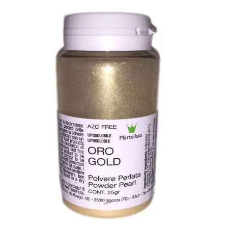 Puderfarbe Metallic Gold, 25g