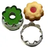 Rosette Ausstecher mit Auswerfer, 4 cm