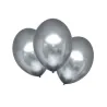 Palloncini argento metallizzato, 6 pezzi