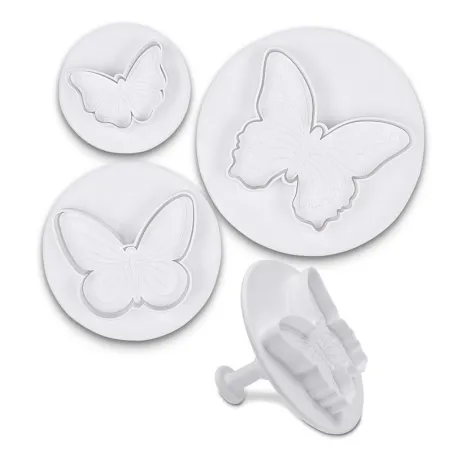 Butterfly cookie cutter, 3 pieces