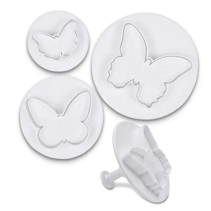 Butterfly cookie cutter, 3 pieces