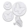 Butterfly cookie cutter, 3 pieces
