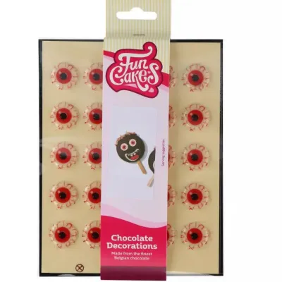 Decorazione al cioccolato Mezzo occhio, 25 pezzi