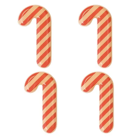 Chocolate decoration candy canes, 24 pieces