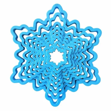 Snow star cookie cutter 8 pieces
