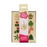 Christmas chocolate decoration, 12 pieces