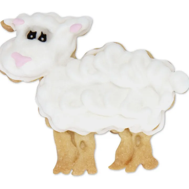 Cookie cutter with ejector sheep for great decorated Guetzli