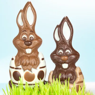 Schokoladenform Hase im Ei für süsse Schokoladenfiguren