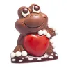 Chocolate mold frog with heart for great own chocolate figures