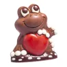 Chocolate mold frog with heart for great own chocolate figures