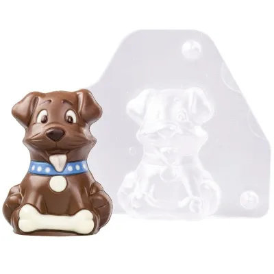 Stampo per cioccolato cane con osso per dolci figure di cioccolato