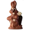 Stampo per cioccolato Coniglio con rapa per dolci figure di cioccolato