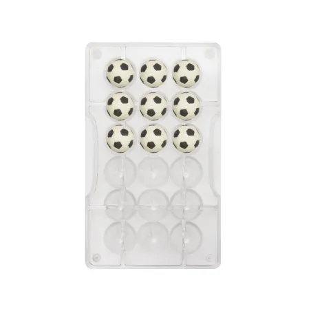 Chocolate mold football small, 18 pieces