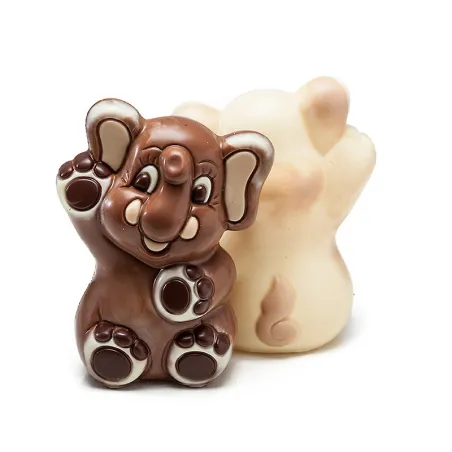 Stampo per cioccolato elefante per figure di cioccolato personalizzate
