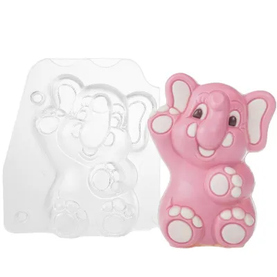 Stampo per cioccolato elefante per figure di cioccolato personalizzate