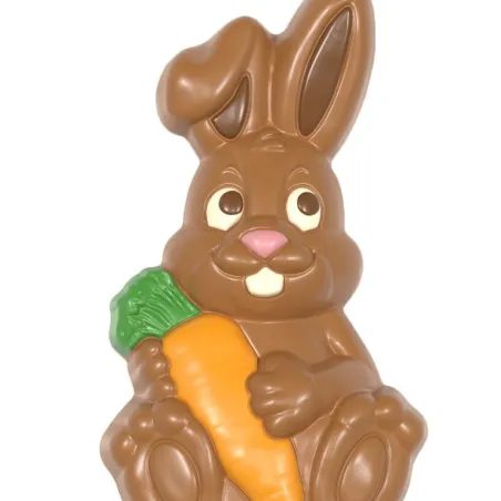 Chocolate mold bunny carrot
