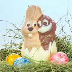 Schokoladenform Hase & Ente 2 Stück für süsse Schokoladenfiguren