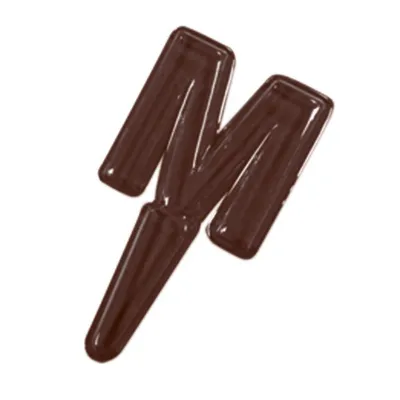 Schokoladenform Buchstaben A bis M