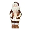 Chocolate mold Santa Claus with teddy bear for sweet chocolate figures