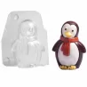 Moule à chocolat Pingouin pour réaliser ses propres figurines en chocolat