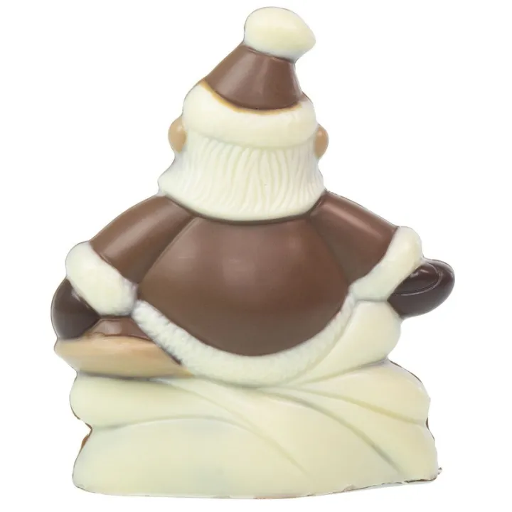 Moule à chocolat Père Noël sur un snowboard pour des figurines en chocolat sucrées