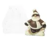 Schokoladenform Weihnachtsmann auf Snowboard für süsse Schokoladenfiguren
