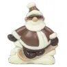 Schokoladenform Weihnachtsmann auf Snowboard für süsse Schokoladenfiguren