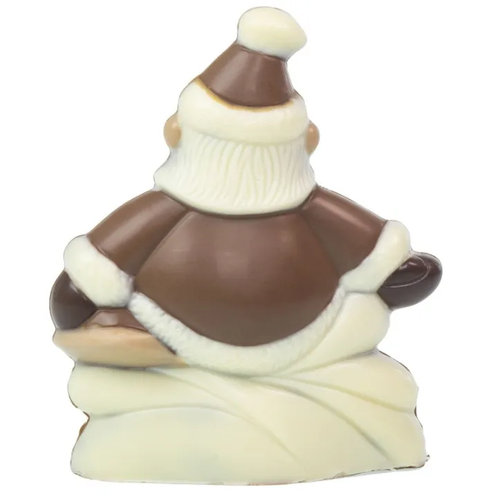 Schokoladenform Weihnachtsmann auf Snowboard für süsse Schokoladenfiguren